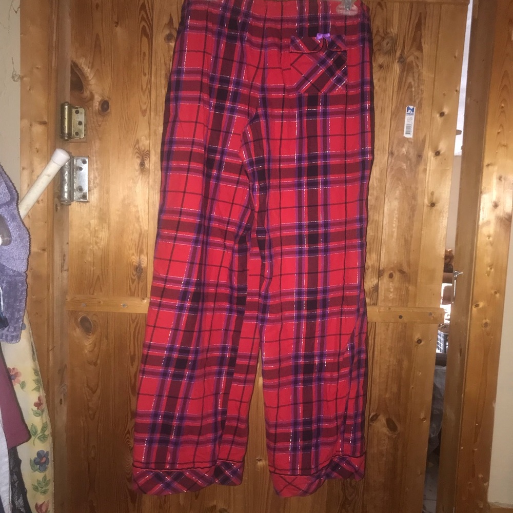 Victoria secret plaid sleeping pants with drawstring 
size medium - Picture 6 of 7